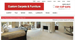 Desktop Screenshot of customcarpetsindianriver.com